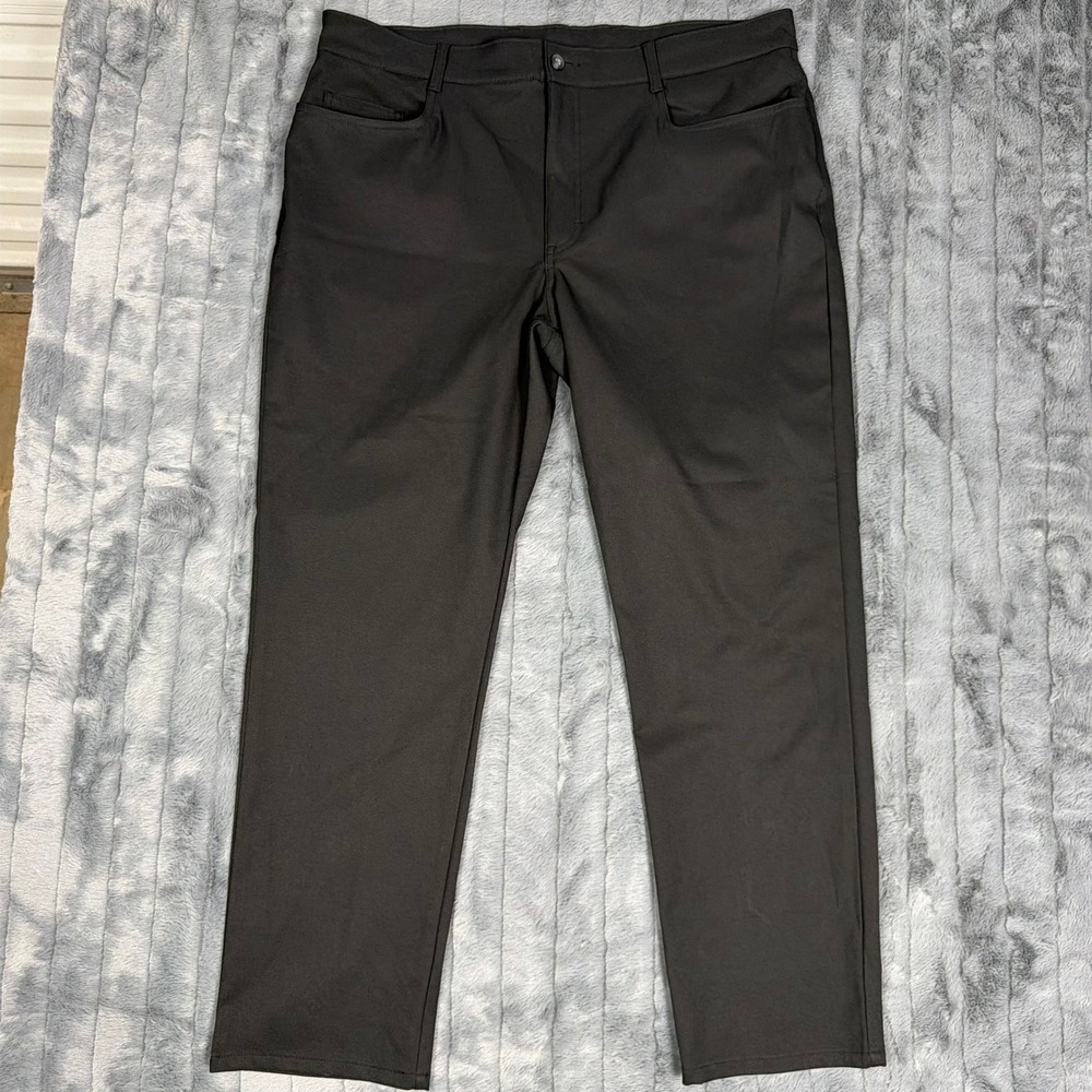 Callaway Mens Black Golf Pants 5-Pocket Performance Trousers 38x30 SU32124